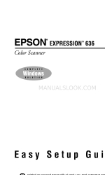 Epson Expression 636 간편한 설정 매뉴얼