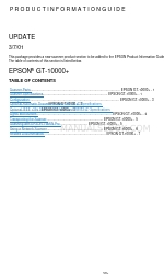 Epson GT-10000 Manual de información del producto