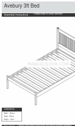 Argos Avebury 3ft Bed 346/2724 Instrukcja montażu