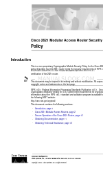 Cisco 2621 User Manual