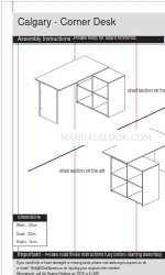 Argos Calgary 476/7978 Montageanleitung Handbuch