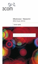 3Com OfficeConnect 612 Manuale d'uso (italiano)