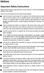 Epson J231B Important Safety Instructions