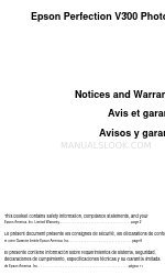 Epson J232B Notices And Warranty