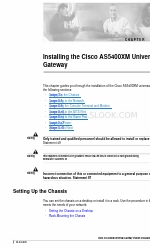 Cisco AS5400XM Installing Manual