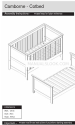 Argos Cotbed 737/6483 Montageanleitung Handbuch