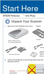 Epson Perfection 1670 Manual de início