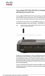 Cisco DPC2325 Gegevensblad