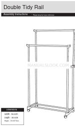 Argos Double Tidy Rail 8751698 Montageanleitung Handbuch