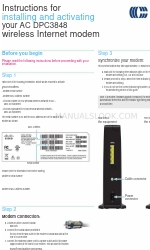 Cisco DPC3848 Instructions For Installing And Activating