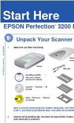 Epson Perfection 3200 수동 시작