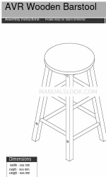 Argos Habitat AVR Wooden Barstool 600/5779 Montageanleitung