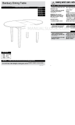 Argos Habitat Banbury Dining Table 244/4248 Montageanleitung