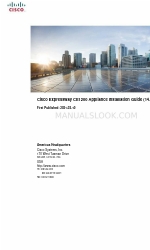 Cisco Expressway CE1200 Instrukcja instalacji urządzenia