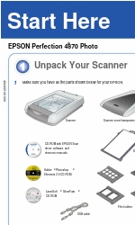 Epson Perfection 4870 Photo Start Here Manual