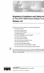 Cisco IP/VC 3526 Manuale di informazioni sulla sicurezza