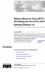 Cisco IP/VC 3540 Catatan Rilis