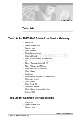 Cisco MGX 824 Görev Listesi