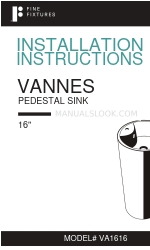 fine fixtures VANNES VA1616 Installationsanleitung Handbuch