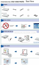 Epson Perfection V30 ここからスタート