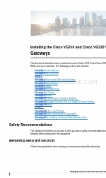 Cisco VG320 Installing Manual