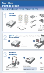 Epson Perfection V750 Pro - Perfection V750-M Pro Scanner 빠른 시작