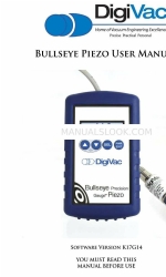 DigiVac Bullseye Precision Gauge Piezo Посібник користувача