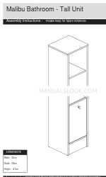 Argos Malibu Tall Unit 833/7115 Manuale di istruzioni per il montaggio