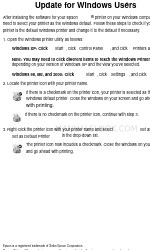 Epson Stylus CX4600 Documentation Update