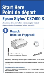 Epson Stylus CX7400 Skrócona instrukcja obsługi