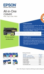 Epson Stylus CX8400 Series Broşür ve Teknik Özellikler