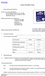 Epson Stylus Scan 2500 Produkt-Informationsblatt