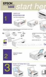 Epson Stylus Scan 2500 Hier beginnen