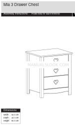 Argos Mia 3 Drawer Chest Montagehandleiding