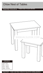 Argos Nest of Tables 609/1439 Инструкция по сборке Руководство