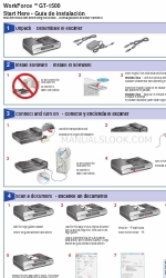 Epson WorkForce GT-1500 Commencer ici