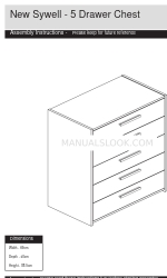 Argos New Sywell 5 Drawer Chest Instrukcja montażu