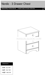 Argos Nordic 3 Drawer Chest Instrukcja montażu