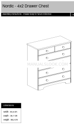 Argos Nordic 4x2 Drawer Chest Instrukcja montażu