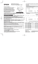 Epson 212MTBWPX-4.9 Instructions