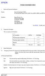 Epson 480SX Produkt-Informationsblatt