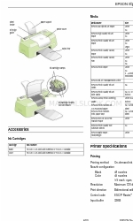 Epson 480SX Руководство по установке и эксплуатации