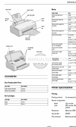 Epson 980N - Stylus Color Inkjet Printer Produktinformation Handbuch