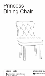 Argos Princess Dining Chair 341/4459 Handbuch