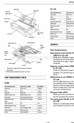 Epson C229001 - FX 880 B/W Dot-matrix Printer Información sobre el producto