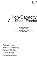 Epson C229001 - FX 880 B/W Dot-matrix Printer Assembly Manual