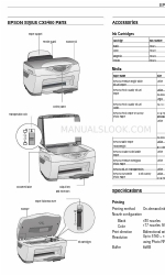 Epson CX5400 - Stylus Color Inkjet Manual