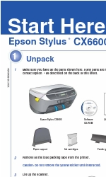 Epson CX6600 - Stylus Photo Printer Podręcznik Start Here