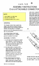 Crouse-Hinds cam-lok E1015 組み立て説明書