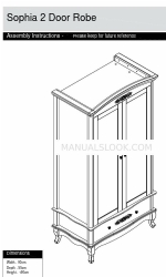 Argos Sophia 2 Door Robe 459/9342 組立説明書